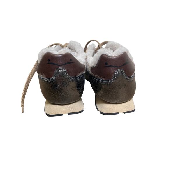 NWOB Voile Blanche Tan Lace Up Winter Sneaker Sz 38 - Picture 2 of 4